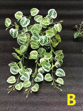 Simulated Plant Plastic Hanging Rattan Indoor Wall Decoration