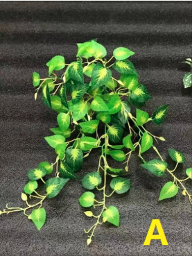 Simulated Plant Plastic Hanging Rattan Indoor Wall Decoration