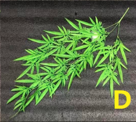 Forest System Simulation Hanging Flower Green Plant Background Decoration