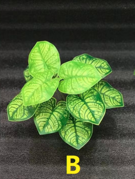 INS Simulated Pothos Plastic Artificial Green Plant Table Decoration