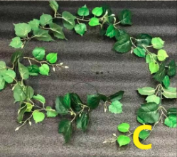 Simulated Wall-Mounted Creeper Ivy Window Decoration