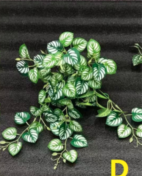 Simulated Plant Plastic Hanging Rattan Indoor Wall Decoration